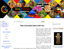 Tablet Screenshot of going2colombia.com